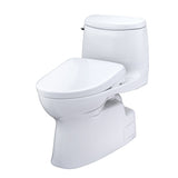 TOTO MW6144736CEFG#01 WASHLET+ Carlyle II One-Piece Toilet and WASHLET+ S7A Bidet Seat, Cotton White