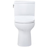 TOTO MW4544736CUFG#01 WASHLET+ Drake II 1G Two-Piece Toilet and WASHLET+ S7A Bidet Seat, Cotton White