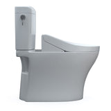 TOTO MW4363084CEMFGN#01 WASHLET+ Aquia IV Cube Two-Piece Elongated Dual Flush Toilet with C5 Bidet Seat