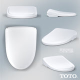 TOTO SW4724AT40#01 S7 WASHLET+ Bidet Toilet Seat with EWATER+ Bowl and Wand Cleaning and Lid