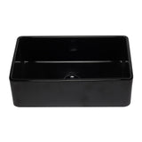 ALFI AB3320SB-BG 33 inch Black Reversible Single Fireclay Farmhouse Kitchen Sink