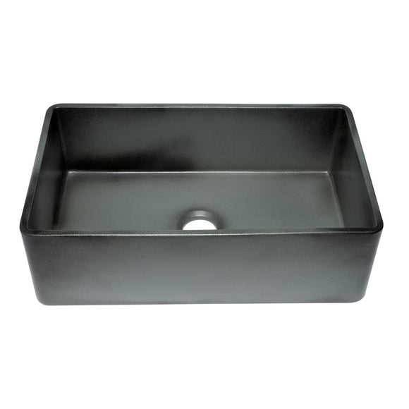 ALFI ABCO3320SB Concrete Color 33" Reversible Fireclay Farmhouse Kitchen Sink