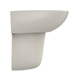 TOTO LHT241G#12 Supreme Oval Wall-Mount Bathroom Sink with Shroud for Single Hole Faucets, Sedona Beige