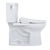 TOTO MW4544736CUFG#01 WASHLET+ Drake II 1G Two-Piece Toilet and WASHLET+ S7A Bidet Seat, Cotton White