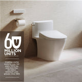 TOTO SW4734#12 WASHLET S7A Electronic Bidet Toilet Seat with eWater+ Bowl and Wand Cleaning, Elongated, Sedona Beige