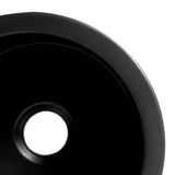 ALFI Brand ABF1818R-BM Black Matte Round 18" x 18" Undermount/Drop in Fireclay Prep Sink