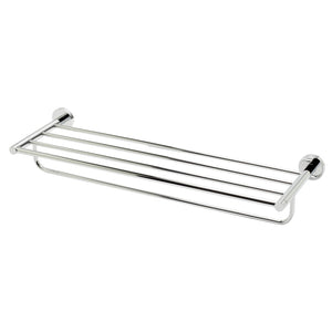 ALFI AB9538-PC Polished Chrome 26 inch Towel Bar and Shelf Bathroom Accessory