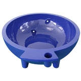 ALFI Dark Blue FireHotTub The Round Fire Burning Portable Outdoor Hot Bath Tub