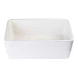 ALFI AB503-B Biscuit 23" Smooth Apron Fireclay Single Bowl Farmhouse Sink