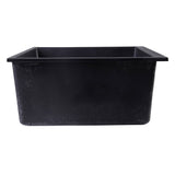 ALFI AB3020UM-BLA Black 30" Undermount Single Bowl Granite Composite Sink