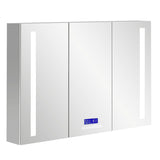 ALFI Brand ABMC4228BT 42" x 28" Triple Door LED Light Bluetooth Medicine Cabinet