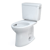 TOTO CST776CEFRG#01 Drake Two-Piece Elongated Universal Height Toilet with Right-Hand Trip Lever, Cotton White