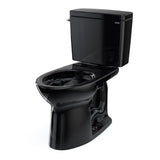 TOTO CST776CS#51 Drake Two-Piece 1.6 GPF Tornado Flush Toilet, Ebony Black