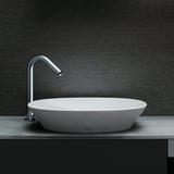 TOTO LT474G#01 Kiwami Oval 24" Vessel Bathroom Sink in Cotton White