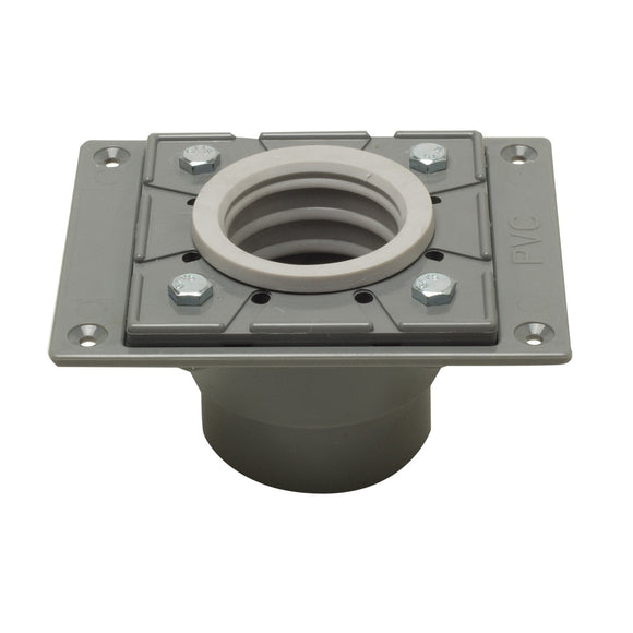 ALFI Brand ABDB55 PVC Shower Drain Base with Rubber Fitting