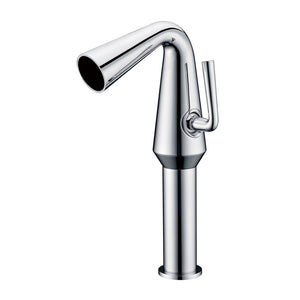 ALFI Brand AB1792-PC Polished Chrome Single Hole Cone Waterfall Bathroom Faucet