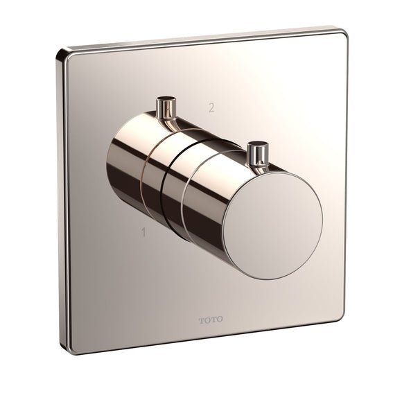 TOTO TBV02104U#PN Square Three-Way Diverter Shower Trim