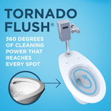 TOTO CT725CUFG#01 Commercial Flushometer Floor-Mounted Universal Height Toilet, Elongated, Cotton White