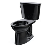 TOTO CST786CEF#51 Drake Transitional Two-Piece 1.28 GPF Universal Height Toilet, Ebony Black