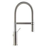 ALFI Brand AB2015 Brushed Gooseneck Single Hole Faucet