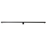 ALFI Brand ABLD59B-BM 59" Black Matte Stainless Steel Linear Shower Drain with Solid Cover