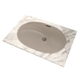 TOTO LT546G#03 Oval Undermount Bathroom Sink with CEFIONTECT, Bone