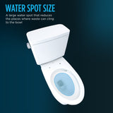 TOTO MW7763074CSG#01 Drake Washlet+ Two-Piece 1.6 GPF Tornado Flush Toilet with C2 Bidet Seat