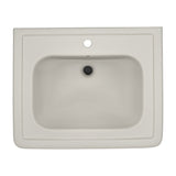 TOTO LPT530N#12 Promenade 27-1/2" x 22-1/4" Rectangular Pedestal Bathroom Sink for Single Hole Faucets, Sedona Beige