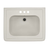 TOTO LPT530.4N#12 Promenade 27-1/2" x 22-1/4" Pedestal Bathroom Sink for 4" Center Faucets, Sedona Beige