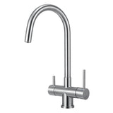 ALFI Brand AB2042-BSS Brushed Stainless Steel Kitchen Faucet/Drinking Water