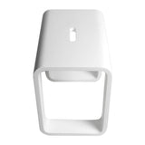 ALFI Brand ABST99 White Matte Solid Surface Resin Bathroom/Shower Stool