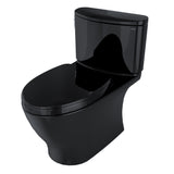 TOTO MS442124CUF#51 Nexus 1G Two-Piece Toilet with SS124 SoftClose Seat, Washlet+ Ready, Ebony Black