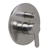 ALFI AB3101-BN Brushed Nickel Shower Valve Mixer with Lever Handle and Diverter