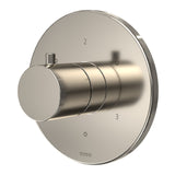 TOTO TBV01102U#PN Round Three-Way Diverter Trim with Off, Polished Nickel