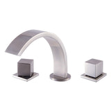 ALFI Brand AB1326-BN Brushed Nickel Modern Widespread Bathroom Faucet