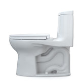 TOTO MS604124CEFG#01 UltraMax II One-Piece Elongated Universal Height Toilet with SoftClose Seat, Cotton White