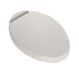 TOTO SS204#12 Oval SoftClose Non Slamming, Slow Close Elongated Toilet Seat & Lid, Beige