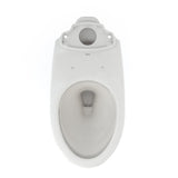 TOTO C776CEG#11 Drake Elongated Tornado Flush Toilet Bowl with CEFIONTECT, Colonial White