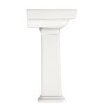 TOTO LPT532N#11 Promenade 24" x 19-1/4" Pedestal Bathroom Sink for Single Hole Faucets, Colonial White