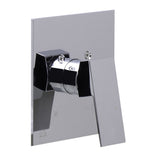 ALFI Brand AB5501-PC Polished Chrome Shower Valve Mixer with Square Lever Handle