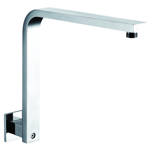 ALFI Brand AB12GSW-PC Polished Chrome 12" Square Raised Wall Mounted Shower Arm