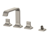 TOTO TBG08202U#BN GC Two-Handle Deck-Mount Roman Tub Filler Trim with Handshower, Brushed Nickel