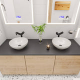 ALFI Brand AB9055-BM Black Matte Pop Up Drain without Overflow