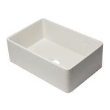 ALFI AB3020SB-B 30 inch Biscuit Reversible Single Fireclay Farmhouse Sink