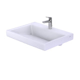 TOTO LT171G#01 Kiwami Renesse Design Rectangular Fireclay Bathroom Sink for Single Hole Faucets