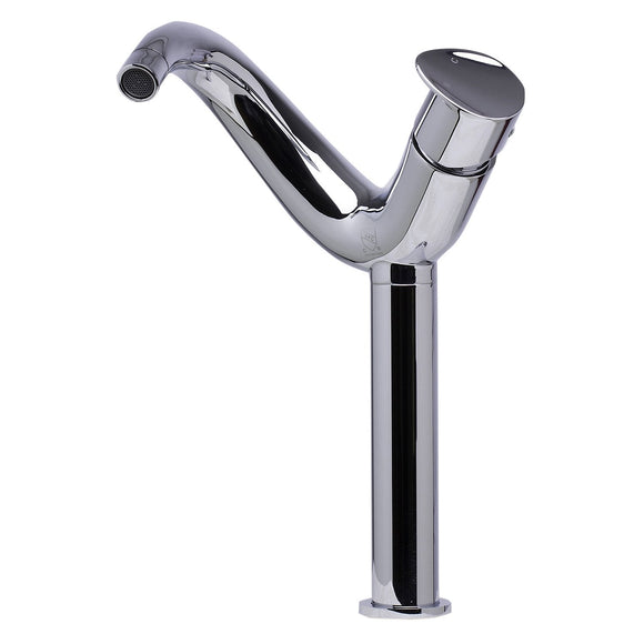 ALFI Brand AB1570-PC Tall Wave Polished Chrome Single Lever Bathroom Faucet