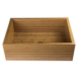 ALFI Brand AB3021 30" Single Bowl Bamboo Kitchen Farm Sink