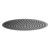 ALFI Brand RAIN16R-BM Matte Black Stainless Steel 16" Round Ultra-Thin Rain Shower Head