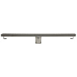 ALFI ABLD24C-BSS 24" Long Stainless Steel Linear Shower Drain with Groove Holes