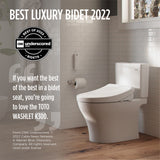 TOTO SW3036R#12 WASHLET K300 Bidet Toilet Seat with Instantaneous Water Heating, Sedona Beige